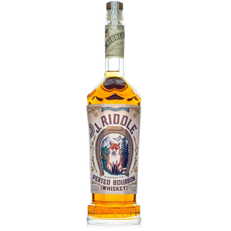 Two James J. Riddle Peated Bourbon
