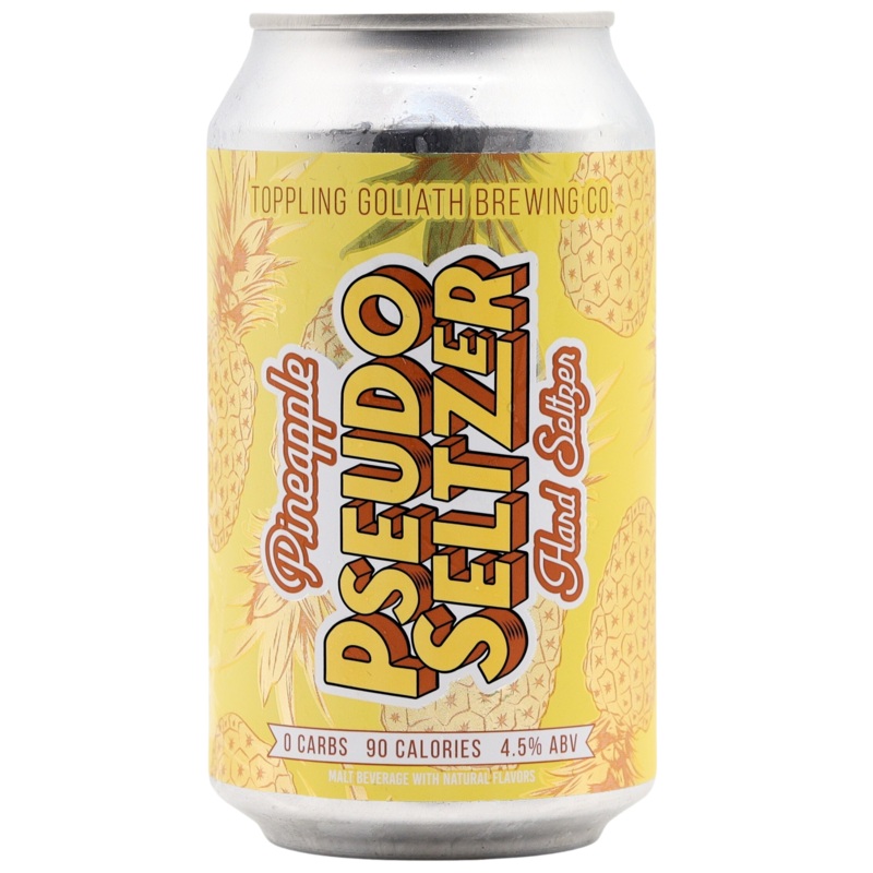 TOPPLING GOLIATH – PSEUDO SELTZER PINEAPPLE