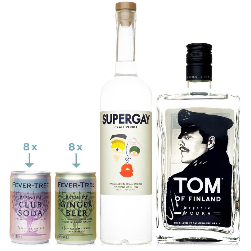 Supergay Vodka Set