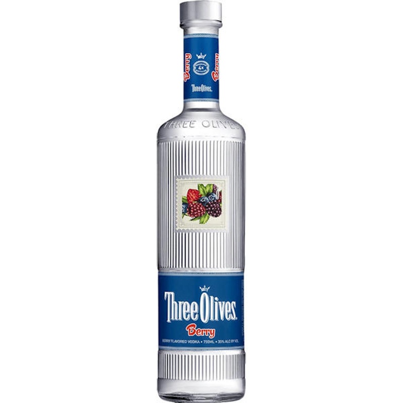 Three Olives Berry Vodka 750ml