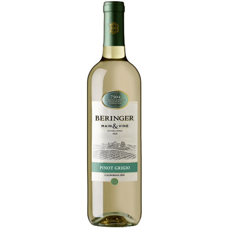 12 Bottle Case Beringer Main & Vine American Pinot Grigio NV w/ Shipping Included