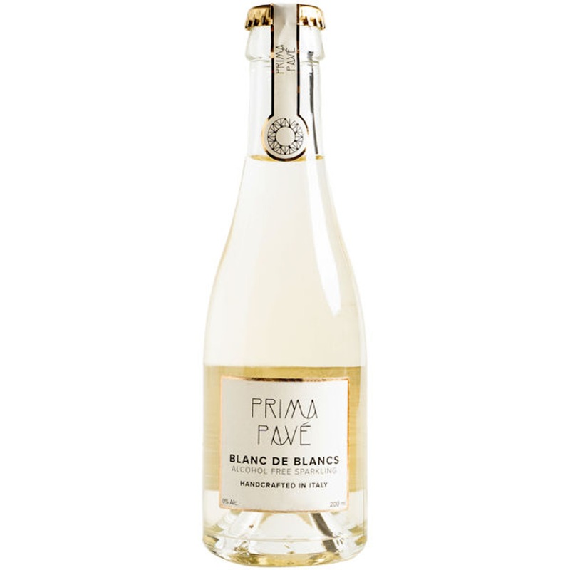 Prima Pave Alcohol Free Sparkling Blanc de Blancs NV (Italy) 200ml