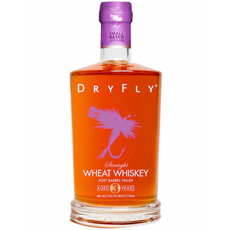 Dry Fly Port Barrel Finish Straight Wheat Whiskey 750ml