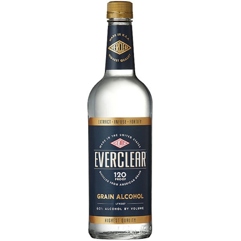 Everclear 120 Grain Alcohol 750ml
