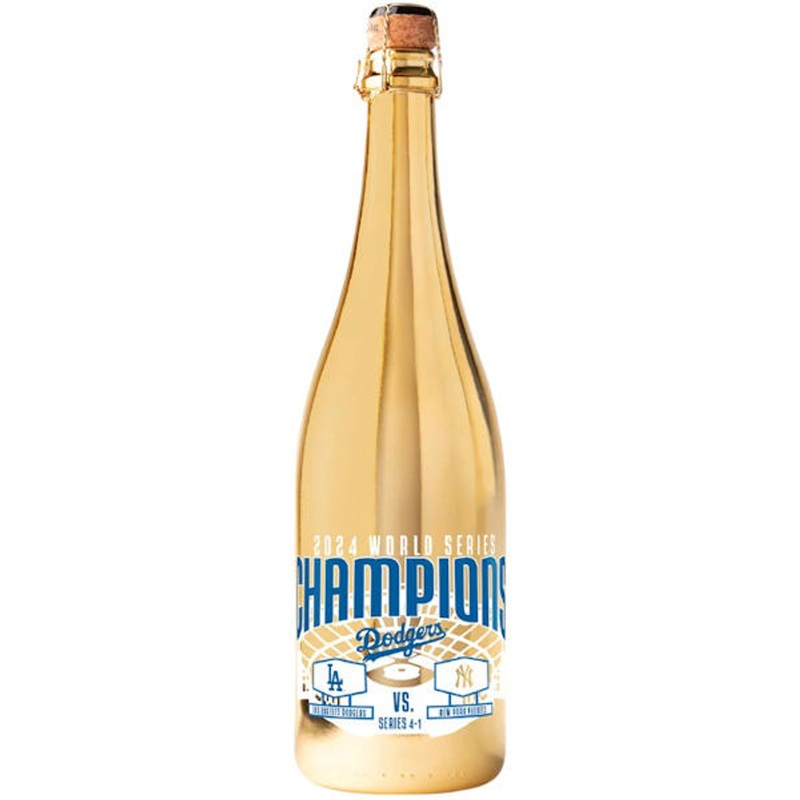 Mano’s LA Dodgers World Series Championship 2024 Gold Bottle Bubbly NV