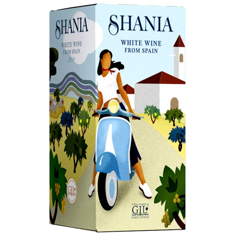Shania White Wine Bag in a Box 3L (Spain)