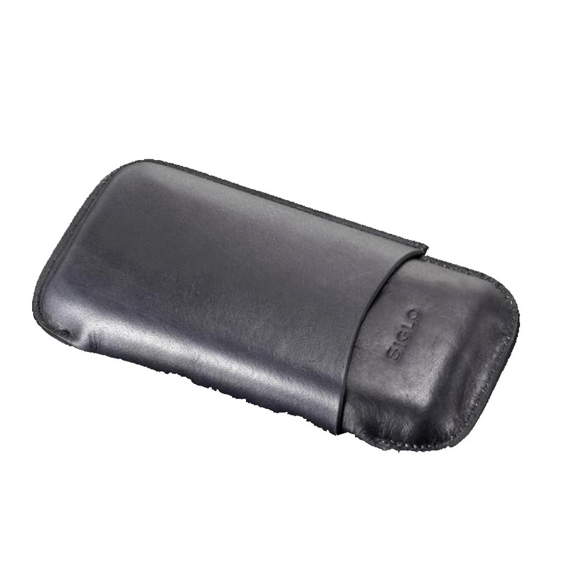 Siglo Vintage Cigar Case Black