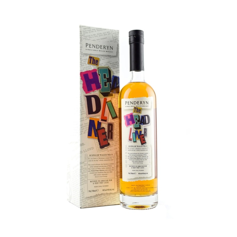 Penderyn Icons Of Wales ‘The Headliner’ Single Malt Welsh Whisky