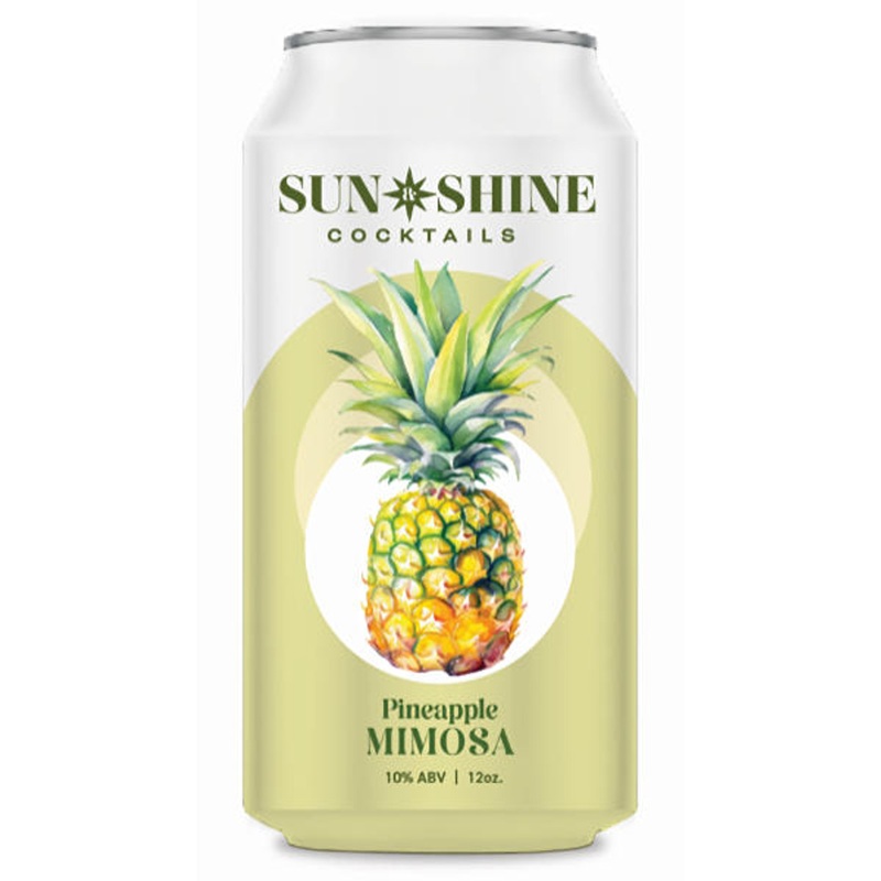 Sun & Shine Pineapple Mimosa 12oz 4 Pack Cans