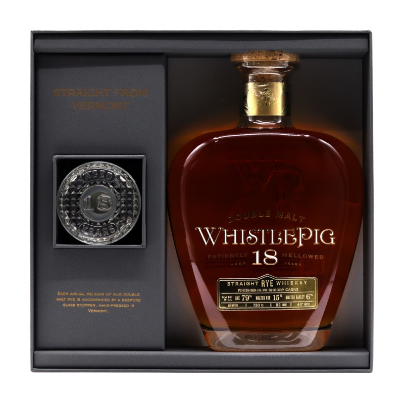 WHISTLEPIG – 18 YEAR OLD DOUBLE MALT RYE WHISKEY