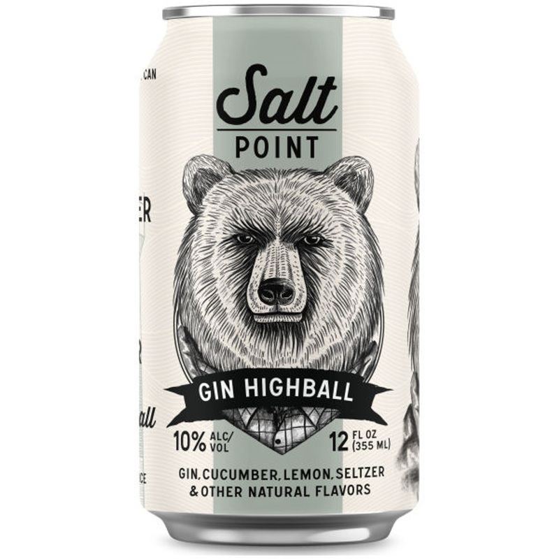 Salt Point Gin Highball Ready-To-Drink 4-Pack 12oz Cans