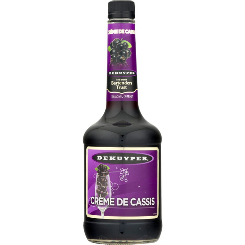 Dekuyper Creme de Cassis Liqueur 750ml