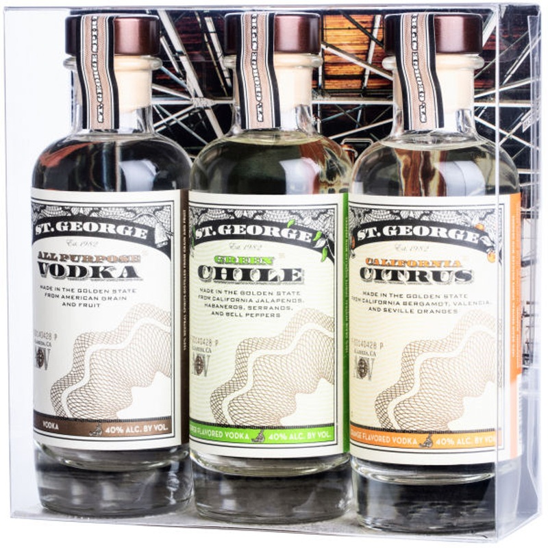 St. George Vodka Combo Pack 3-200ml Bottles