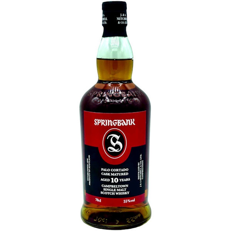 Springbank 10 Year Old Palo Cortado Cask Matured Campbeltown Single Malt Scotch 700ml