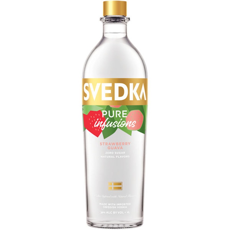 Svedka Pure Infusions Strawberry Guava Flavored Vodka 750ml