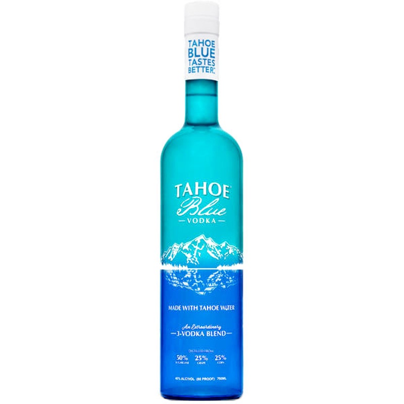 Tahoe Blue Vodka 750ml Rated 94 BEST UNFLAVORED VODKA