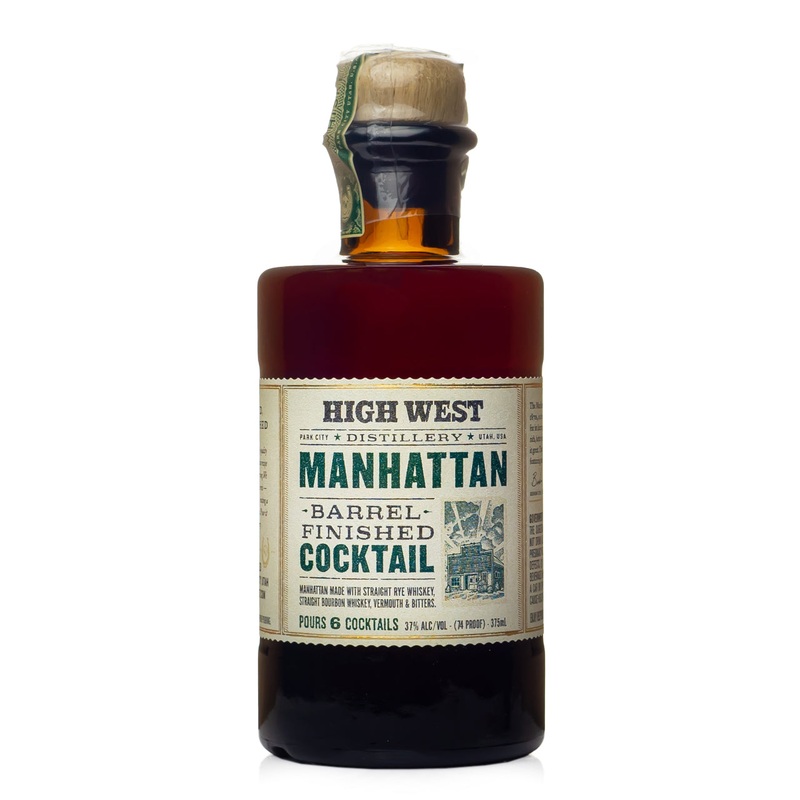 High West Barrel Finished Manhattan Cocktail