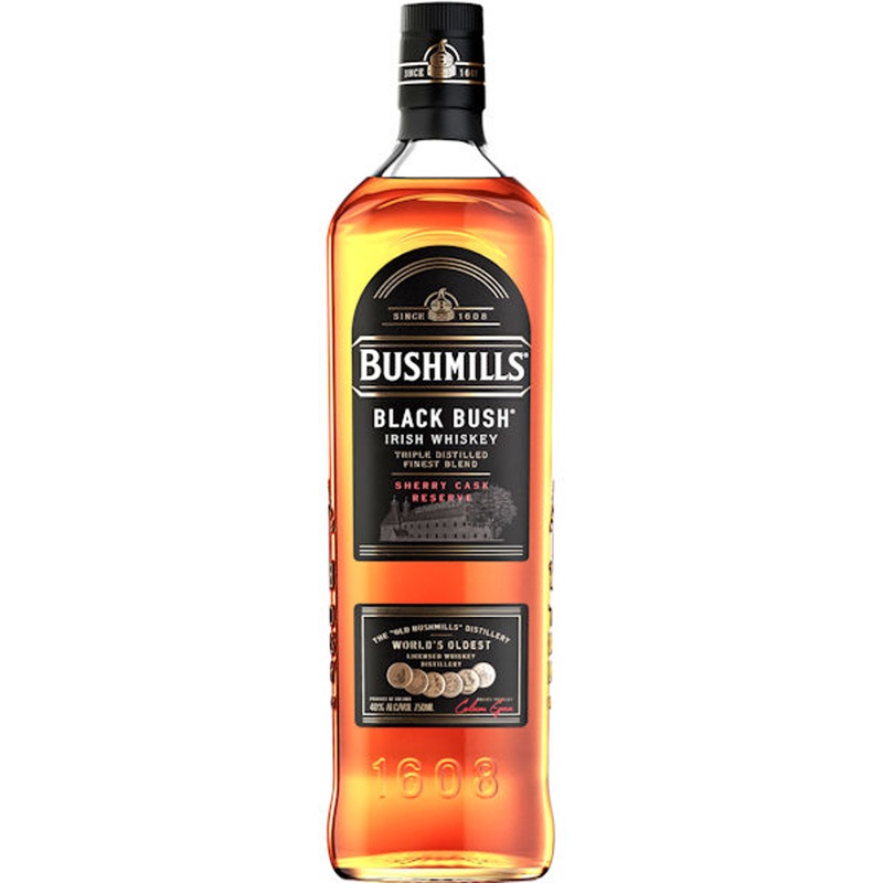 Bushmills Black Bush Sherry Cask Irish Whiskey 750ml