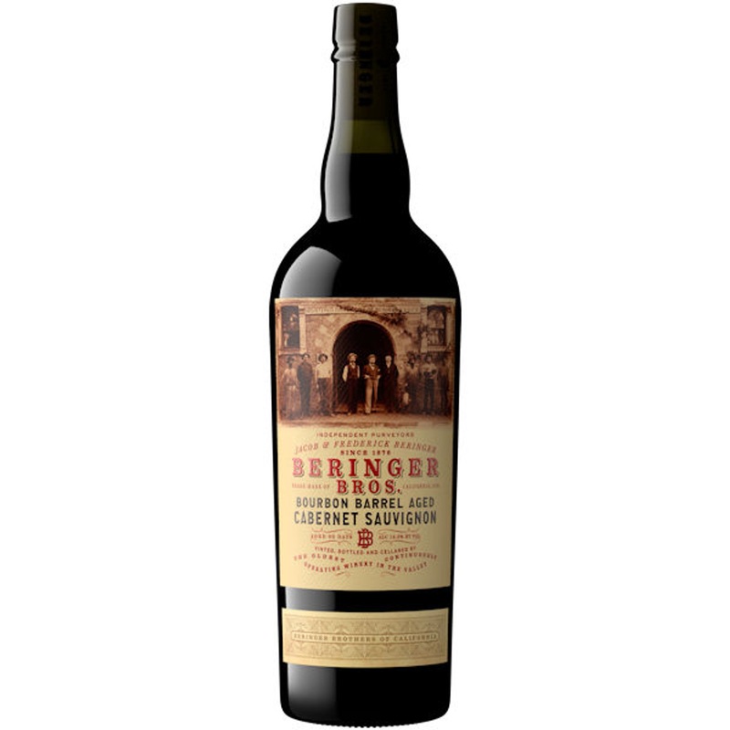 12 Bottle Case Beringer Bros. Bourbon Barrel Aged California Cabernet w/ Shipping Included