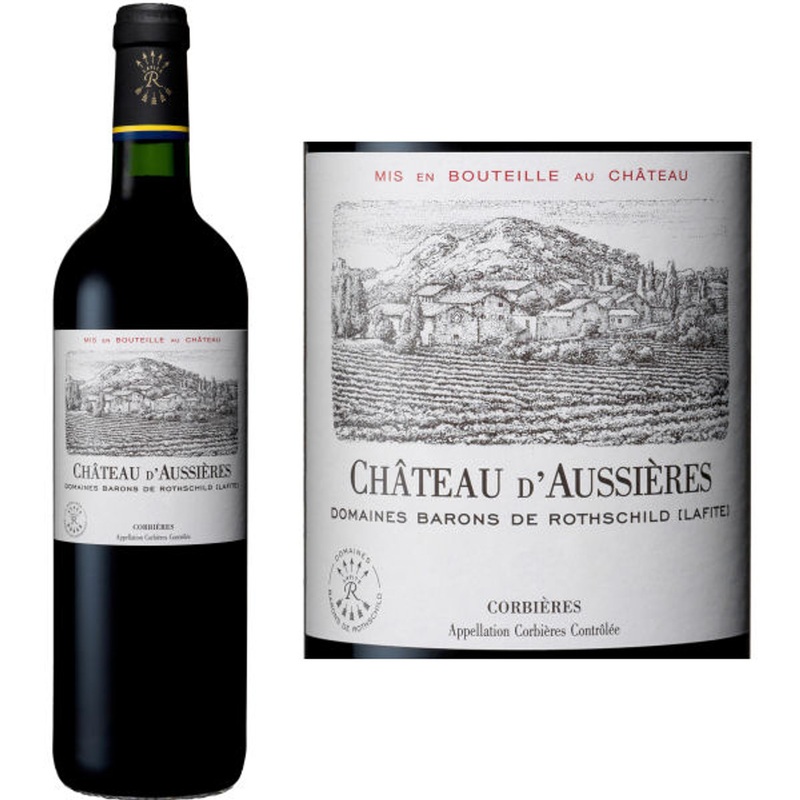 12 Bottle Case Barons de Rothschild Lafite Chateau d’Aussieres Corbieres 2016 Rated 90WS w/ Shipping Included