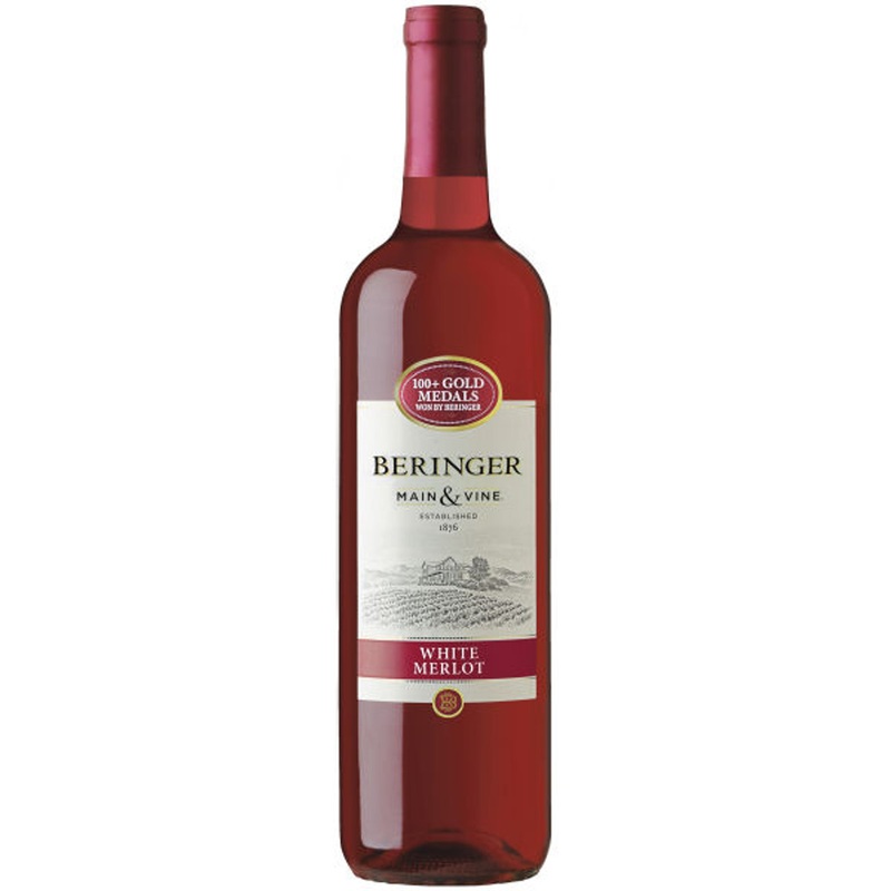 12 Bottle Case Beringer Main & Vine California White Merlot NV w/ Shipping Included