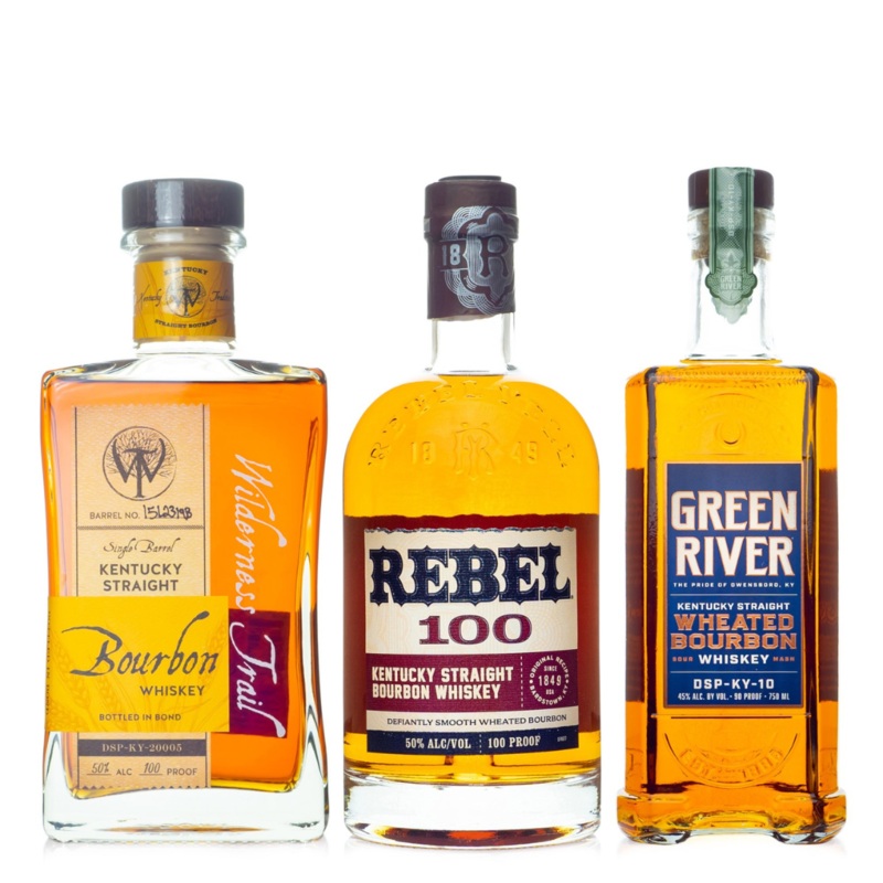 A Wheated Whiskey Flight