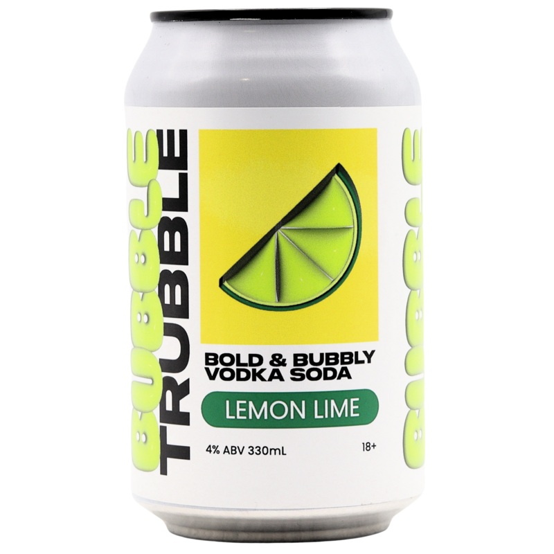 BUBBLE TRUBBLE – LEMON LIME VODKA SODA