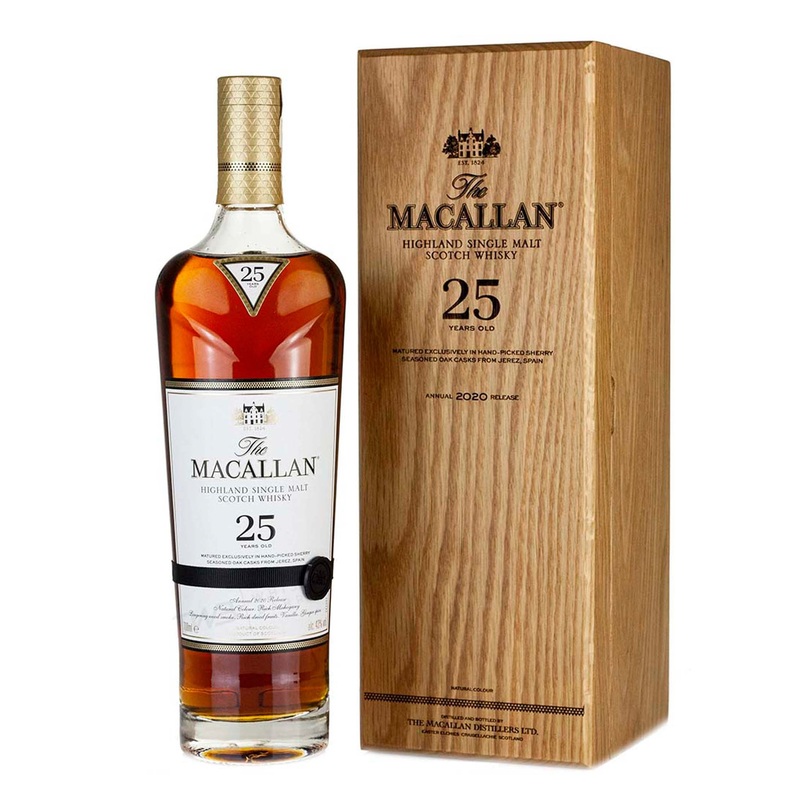 Macallan Sherry Oak 25 Year Old 2020  70cl