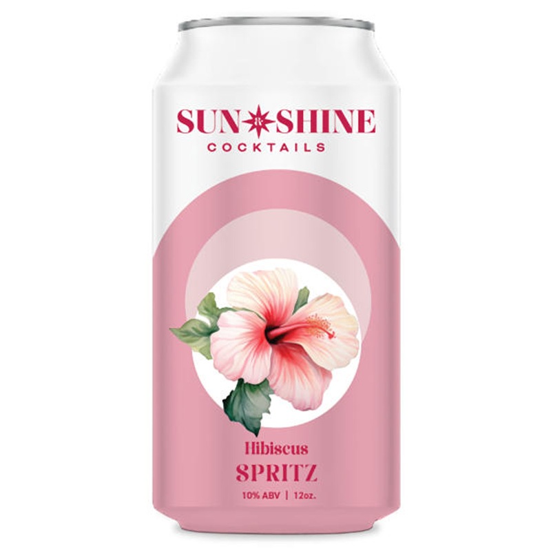 Sun & Shine Hibiscus Spritz 12oz 4 Pack Cans