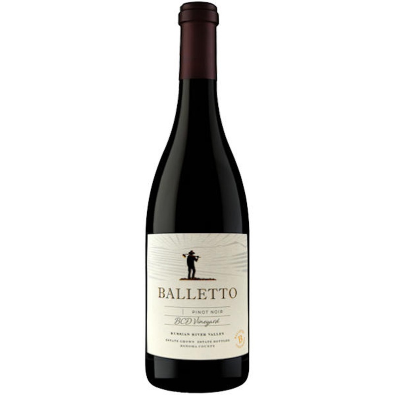 Balletto BCD Vineyard Russian River Pinot Noir 2021 Rated 93WE