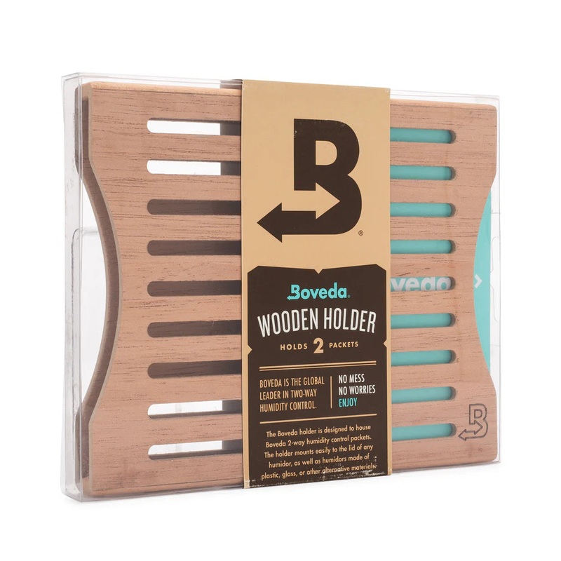 Boveda | Cedar Wooden Humidity Control Bag Holder for Humidors (Slim)