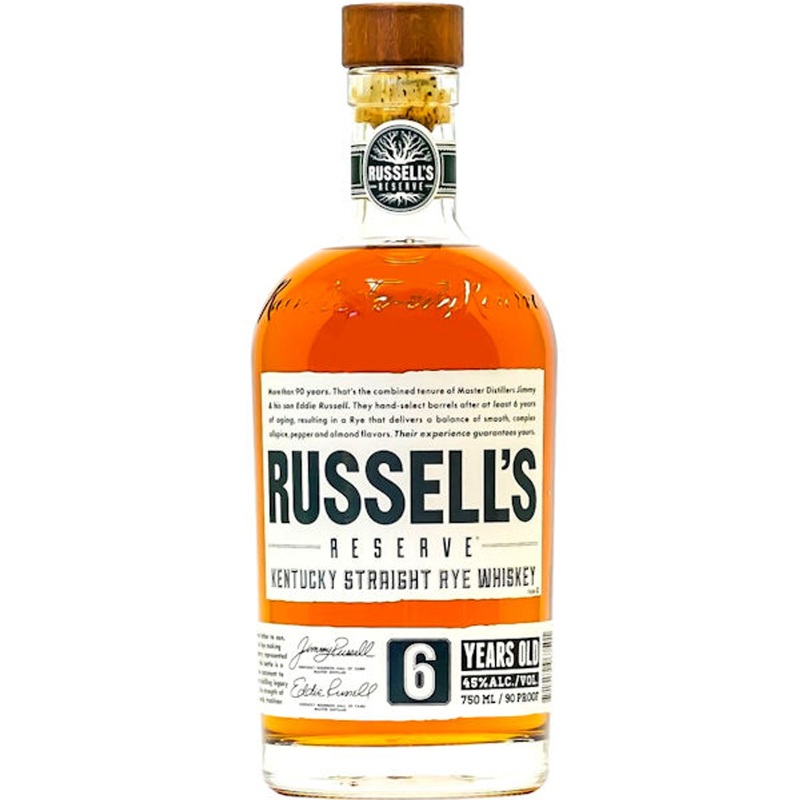 Russell’s Reserve 6 Year Old Kentucky Straight Rye 750ml