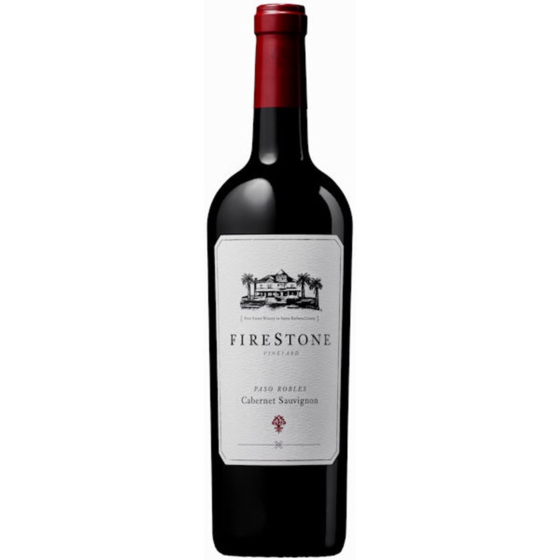 6 Bottle Case Firestone Paso Robles Cabernet 2023 w/ Shipping Included