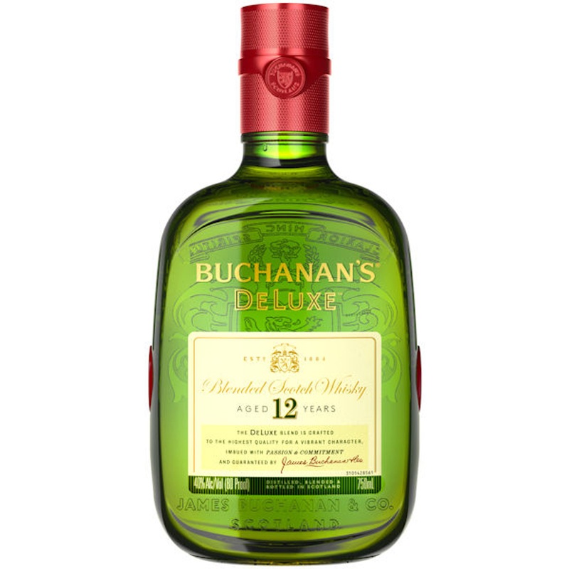 Buchanan’s DeLuxe 12 Year Old Blended Scotch 750ml