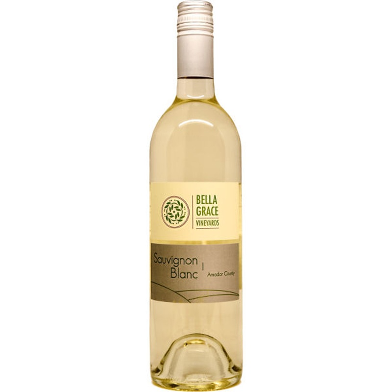 12 Bottle Case Bella Grace Amador Sauvignon Blanc 2022 w/ Shipping Included