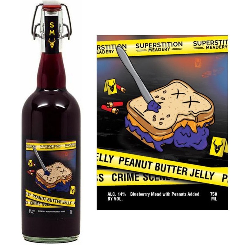 Superstition Meadery Peanut Butter Jelly Crime Honey Wine 750ml