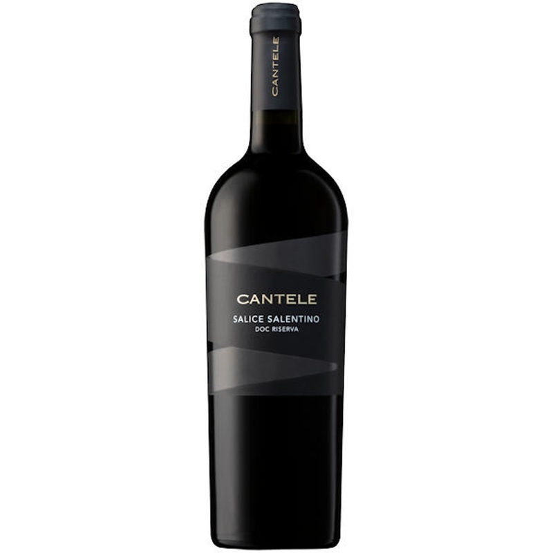 12 Bottle Case Cantele Negroamoro Salice Salentino Riserva DOC 2019 (Italy) w/ Shipping Included