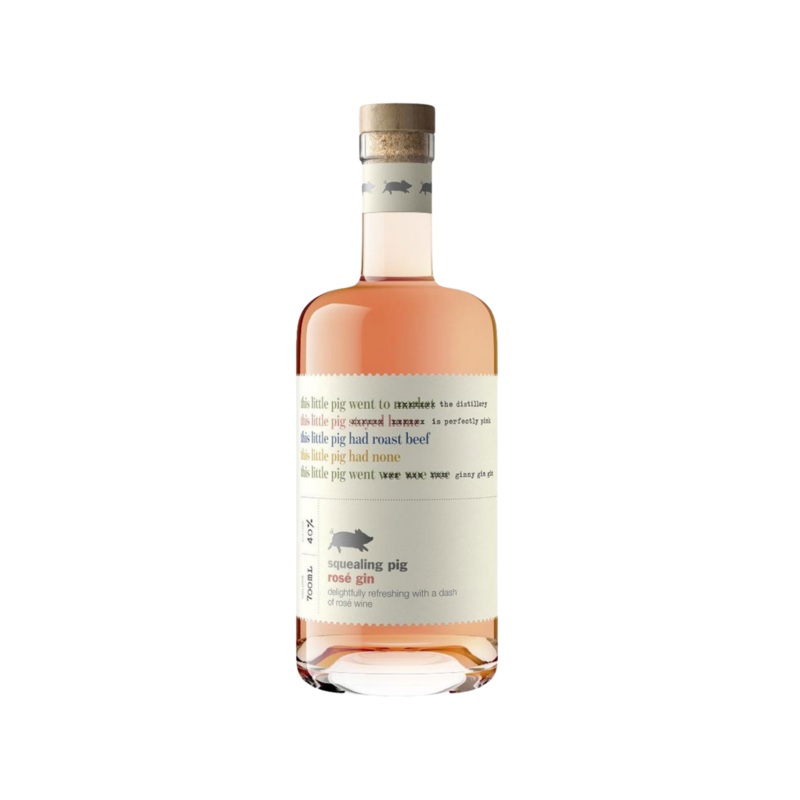 Squealing Pig Ros Gin 40% 1L