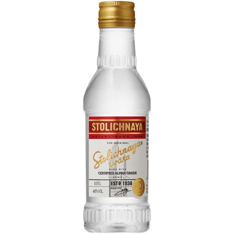 50ml Mini Stolichnaya Premium Russian Vodka