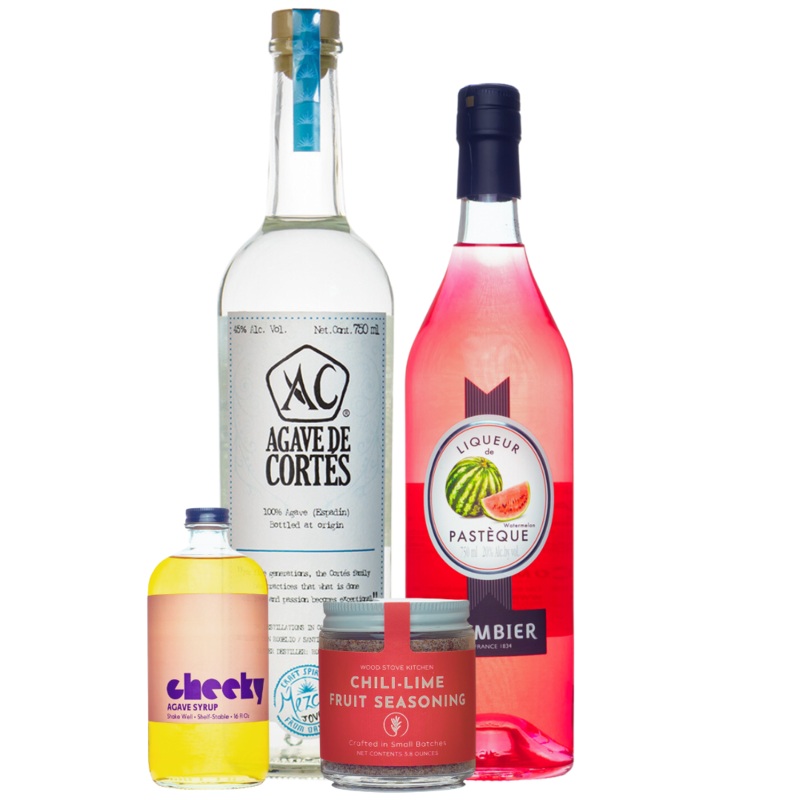 Watermelon Mezcal Paleta Candy Shot Cocktail Kit