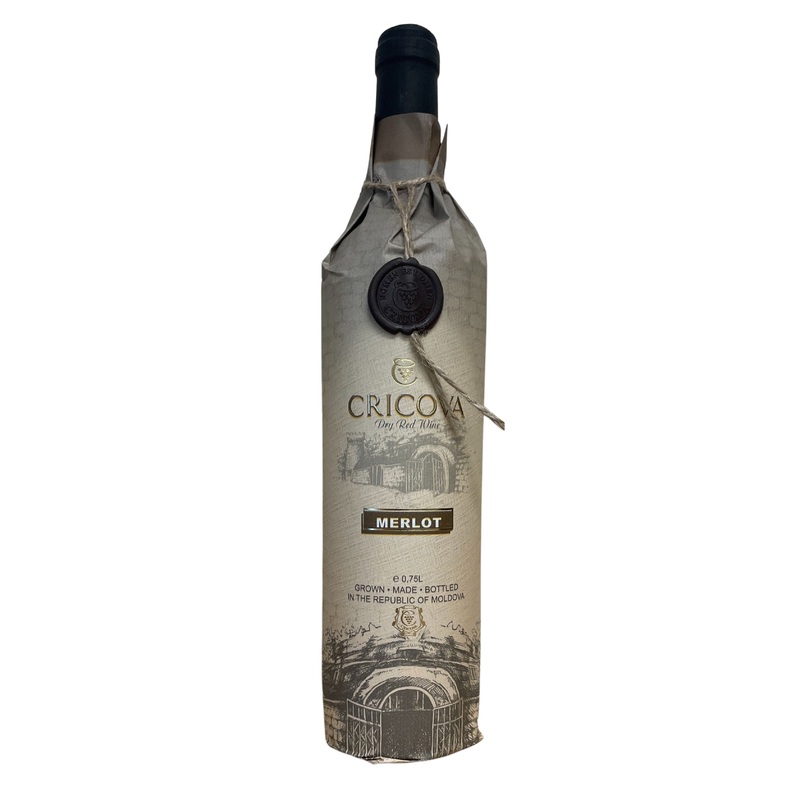 Cricova Paper Wrap Merlot|W6 M9B3