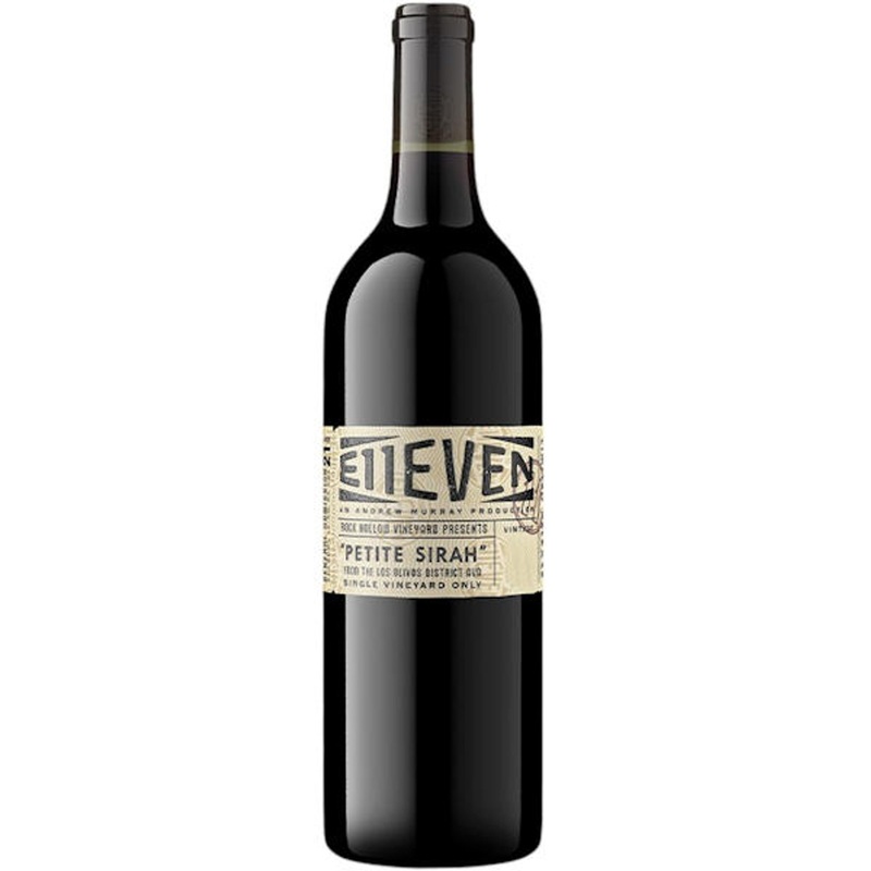 6 Bottle Case E11even Estate Rock Hollow Vineyard Los Olivos District Petite Sirah 2021 Rated 91WE w/ Shipping Included