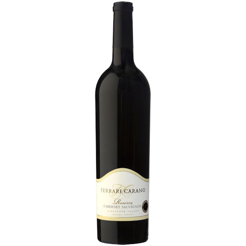 6 Bottle Case Ferrari Carano Reserve Alexander Cabernet 2021 w/ Shipping Included
