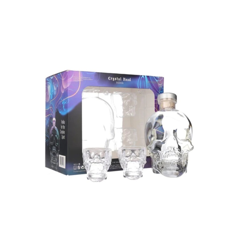 Crystal Head Vodka Gift Pack With 4 Shot Glasses