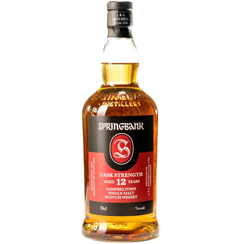 Springbank 12 Year Old Cask Strength Campbeltown Single Malt Scotch 700ml