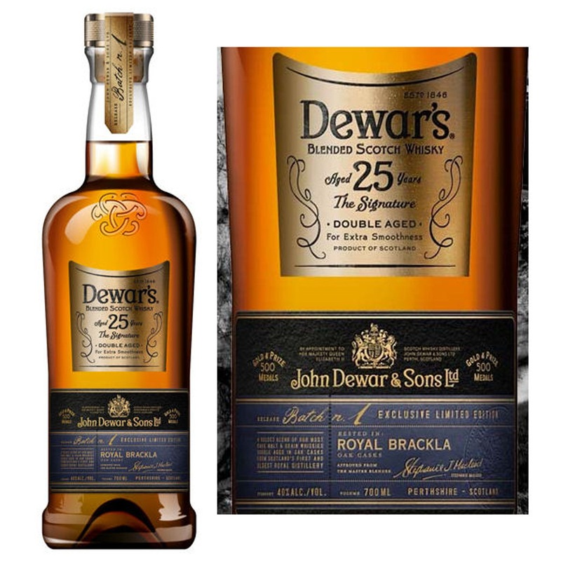 Dewar’s 25 Year Old The Signature Double Aged Blended Scotch 750ml