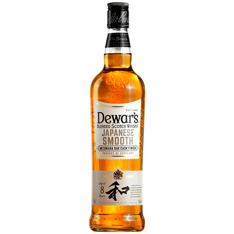 Dewar’s Japanese Smooth 8 Year Old Mizunara Finished Blended Scotch Whisky 750ml