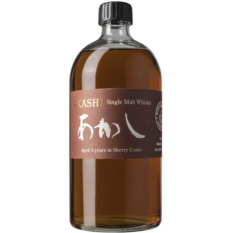 Eigashima Shuzo Akashi 5 Year Old Sherry Cask Japanese Single Malt Whisky 750ml