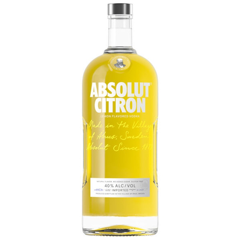 Absolut Citron Flavored Vodka 1.75L