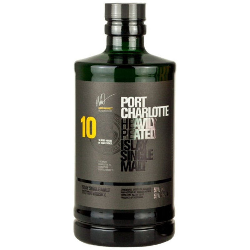 Bruichladdich Port Charlotte 10 Year Old Islay Single Malt Scotch 750ml